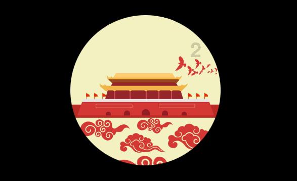 旋转的圆球